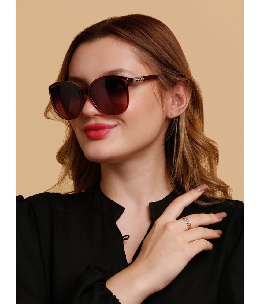     			Sunnies Maroon Cat Eye Sunglasses ( Pack of 1 )