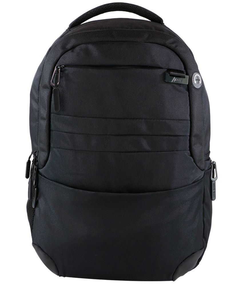     			mikebags 22 Ltrs Black Polyester College Bag