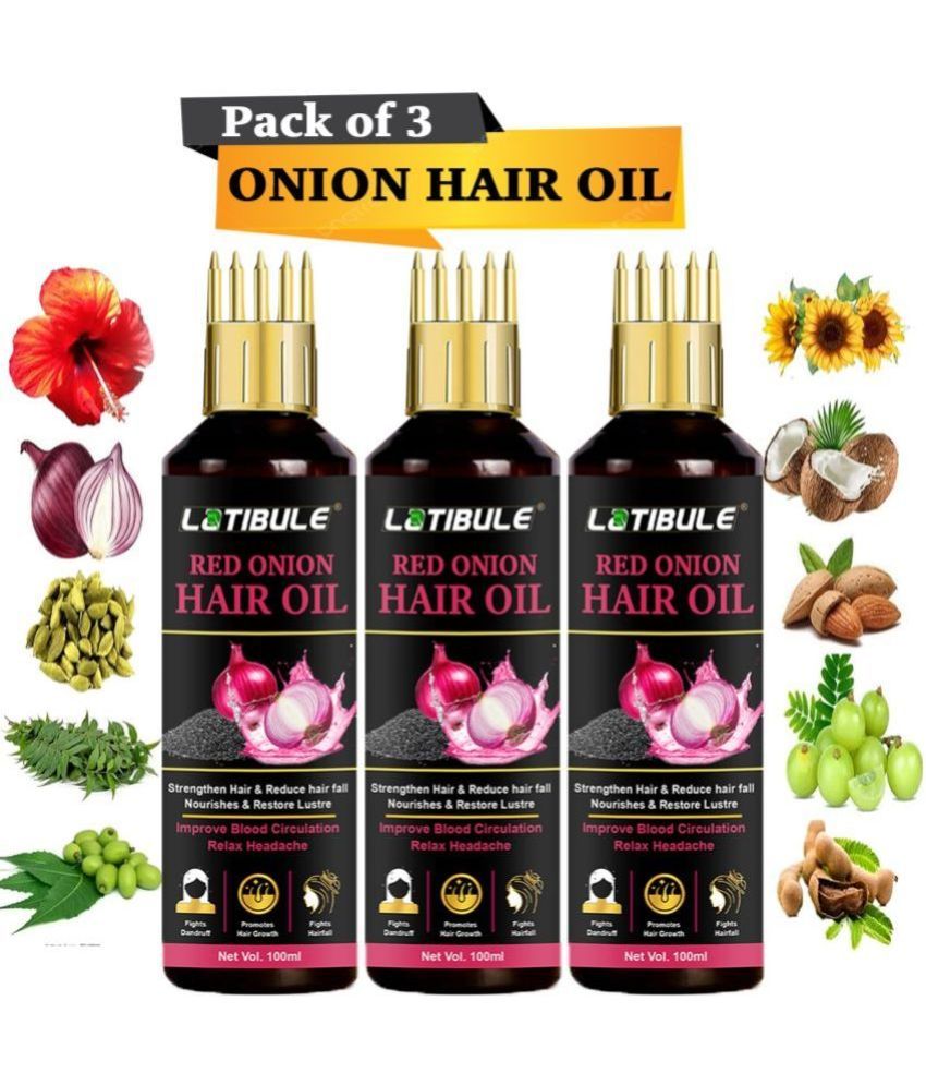     			Latibule Anti Dandruff Onion Oil 100 ml ( Pack of 3 )