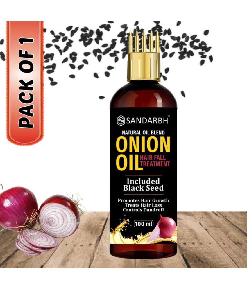     			Sandarbh Anti Dandruff Onion Oil 100 ml ( Pack of 1 )