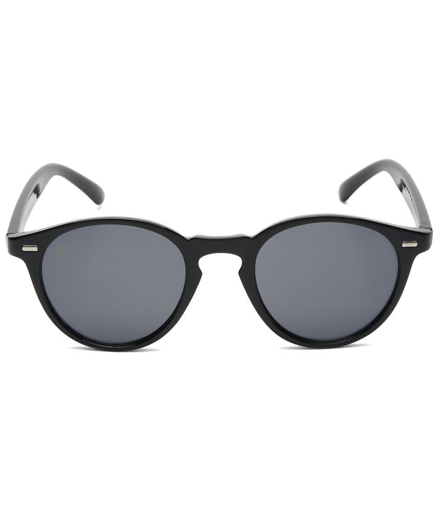     			Sunnies Black Round Sunglasses ( Pack of 1 )