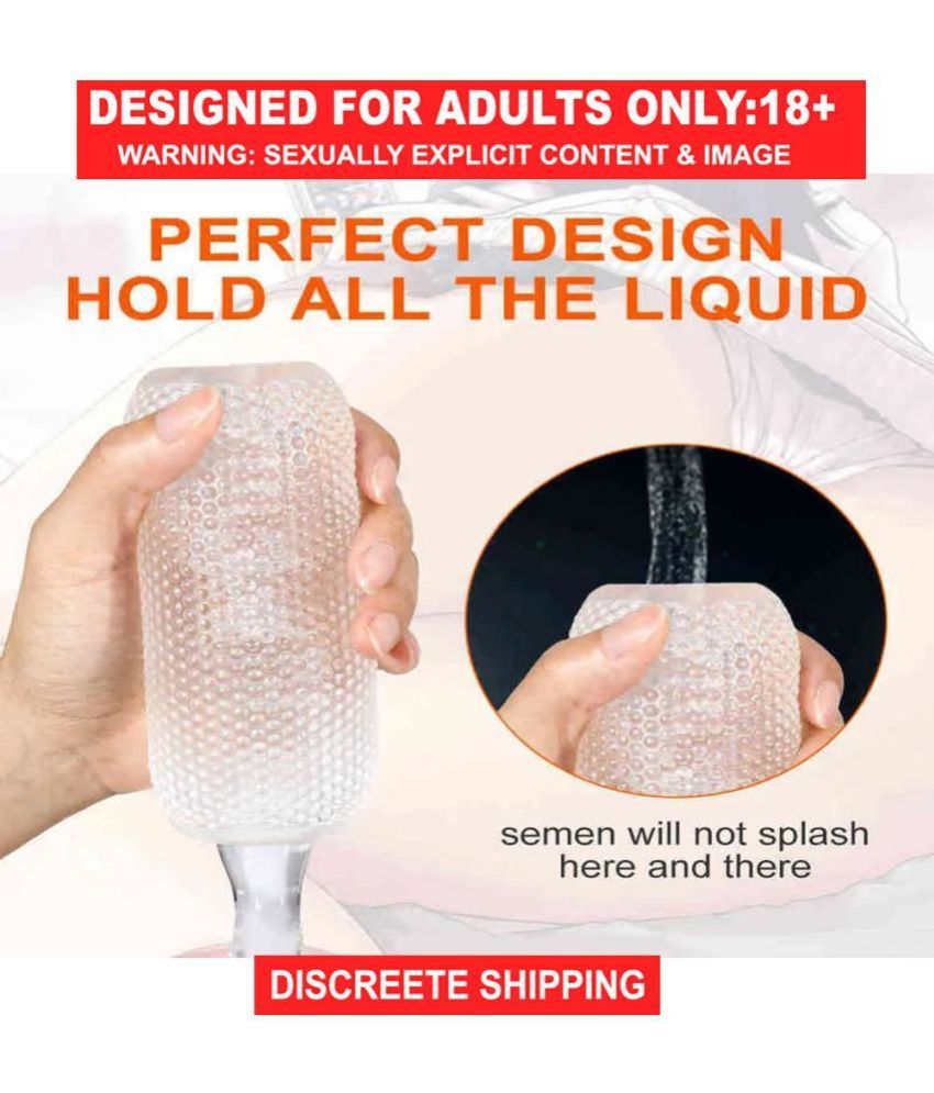     			Transparent Real Vagina Soft Pussy Male Masturbator Cup Sex Toys Adult Endurance Exercise Sexual Products Vacuum Pocket Cup for Men