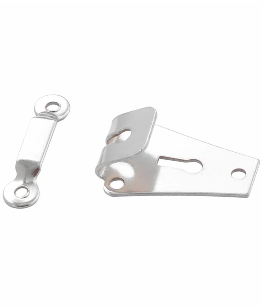     			JYOTI Trouser Hook - 2 Part (100 Sets of Steel Material & Nickel Finish in a Pouch), Used in Frocks/Short/Pants/Dresses/Skirt/Slack/Sweaters/Garments, Also Used for Making DIY Items - Pack of 1