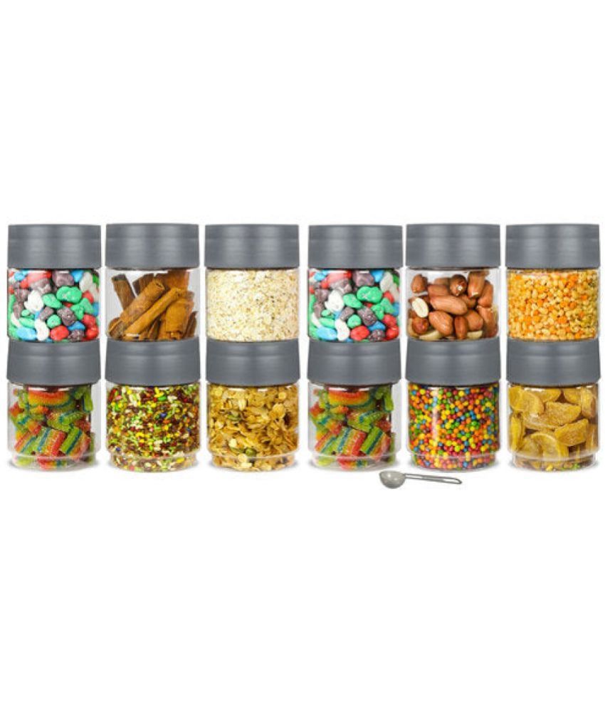     			PearlPet Modedge-200ml Plastic Grey Multi-Purpose Container ( Set of 12 )