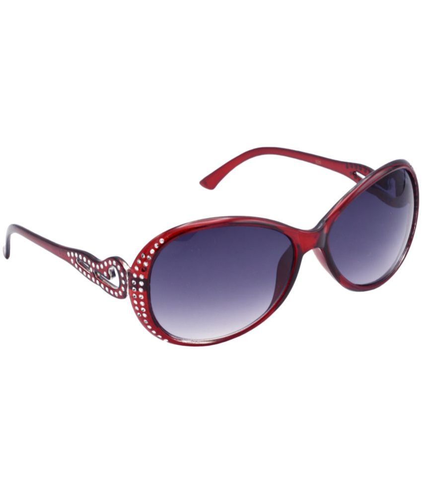     			RED LEAF Red Oval Sunglasses ( Pack of 1 )