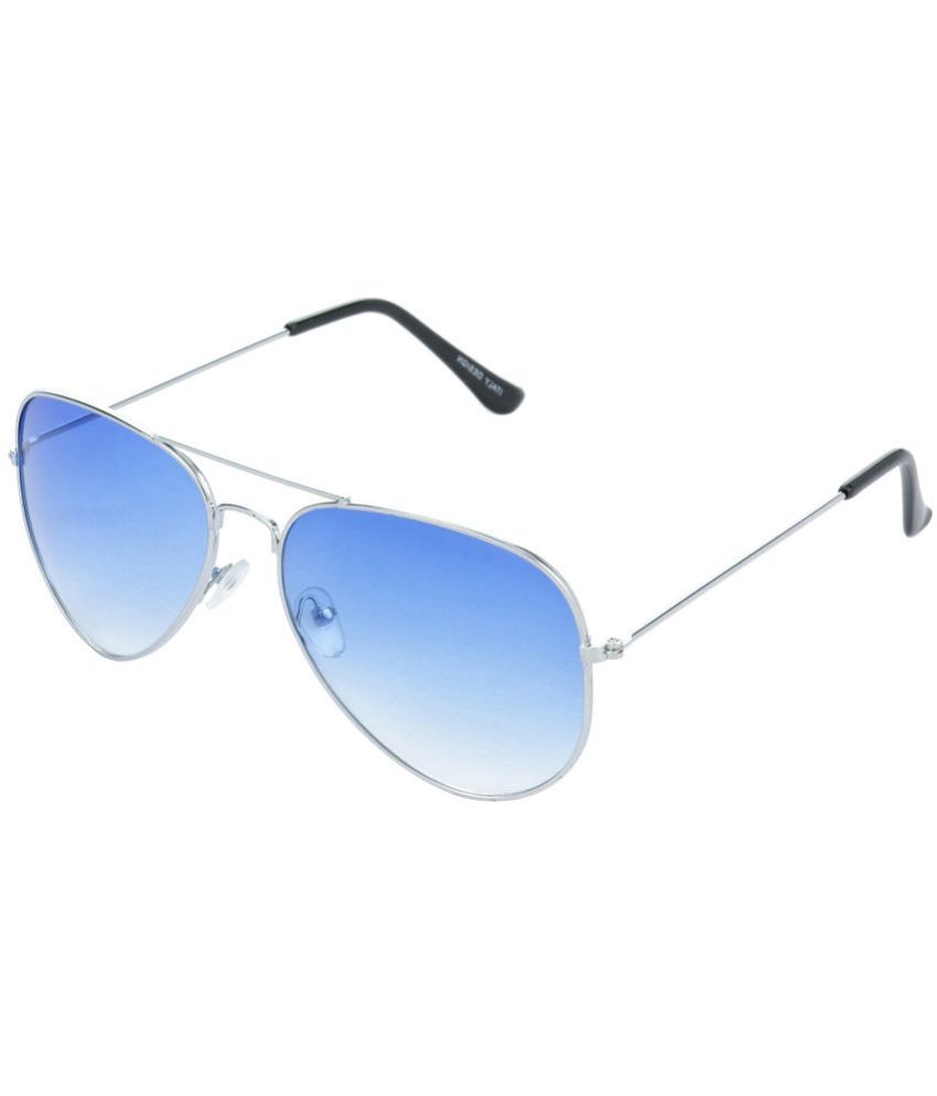     			RED LEAF Silver Pilot Sunglasses ( Pack of 1 )