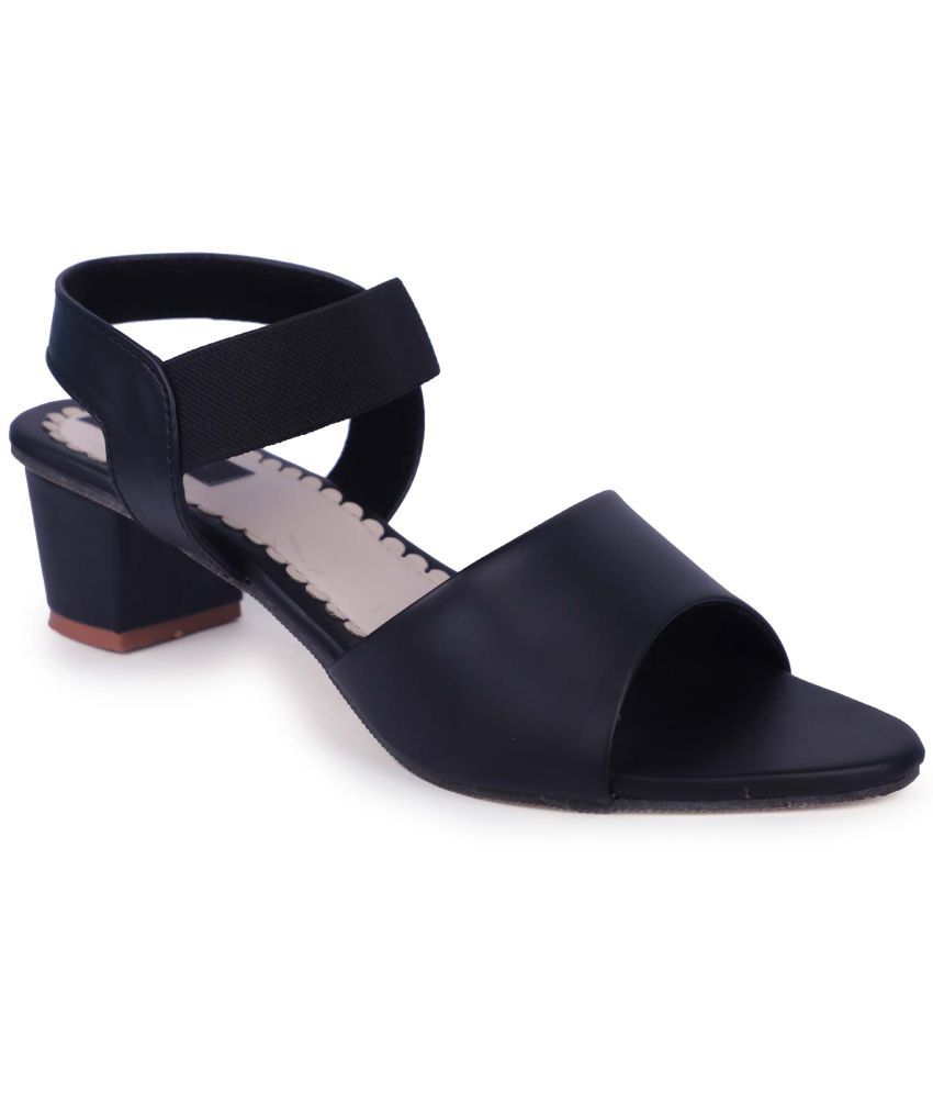     			Rimezs Black Women's Sandal Heels