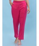 Juniper - Pink Cotton Women's Straight Pant ( Pack of 1 )