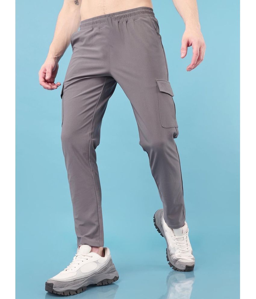     			PPTHEFASHIONHUB Grey Lycra Men's Trackpants ( Pack of 1 )