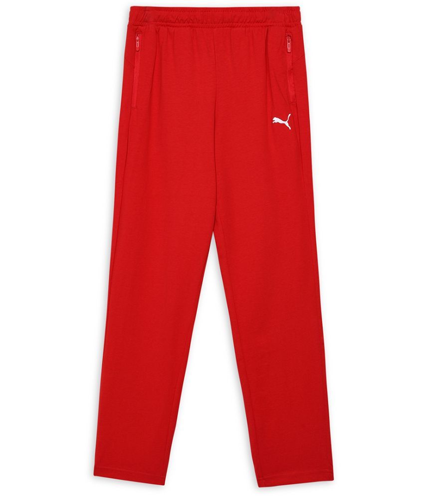     			Puma Red Cotton Boys Trackpant ( Pack of 1 )