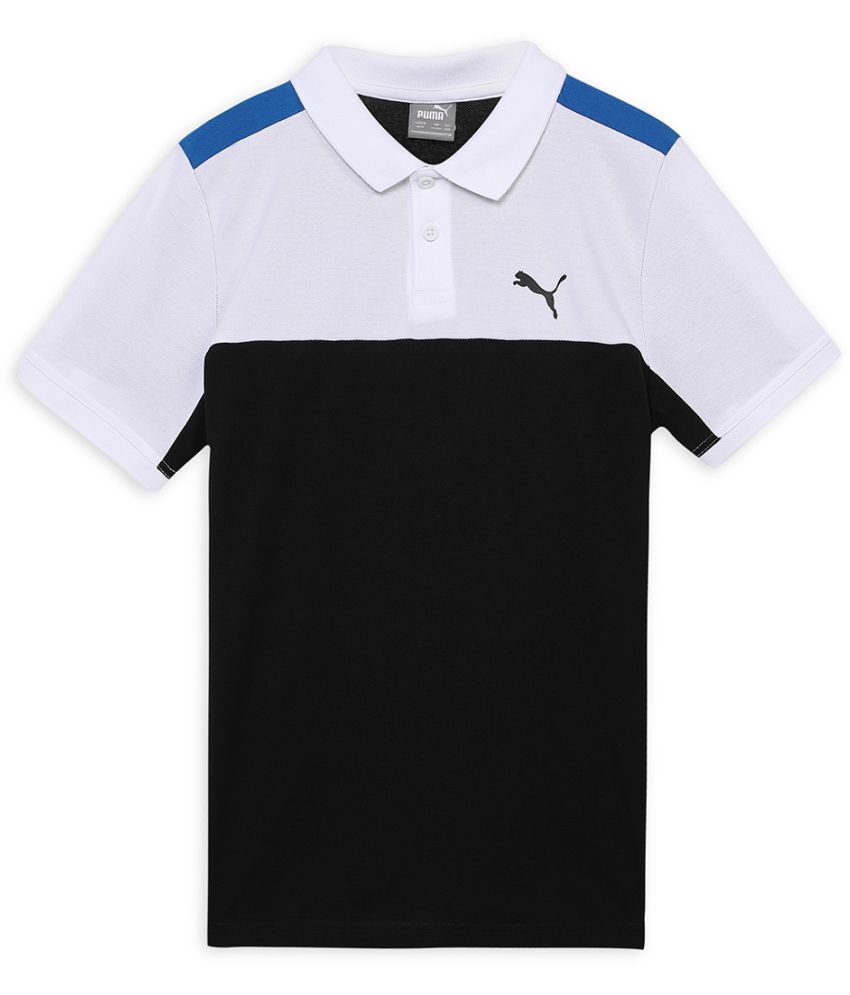     			Puma White Cotton Boy's Polo T-Shirt ( Pack of 1 )