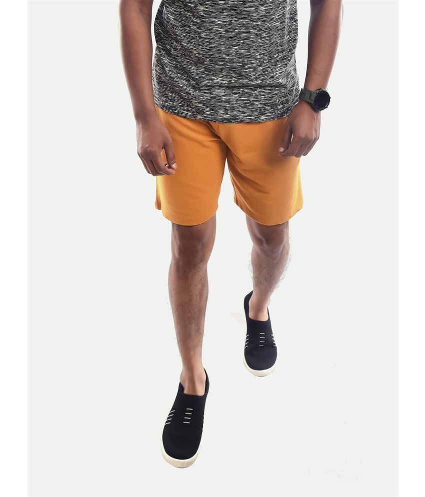     			Radprix Yellow Cotton Men's Shorts ( Pack of 1 )