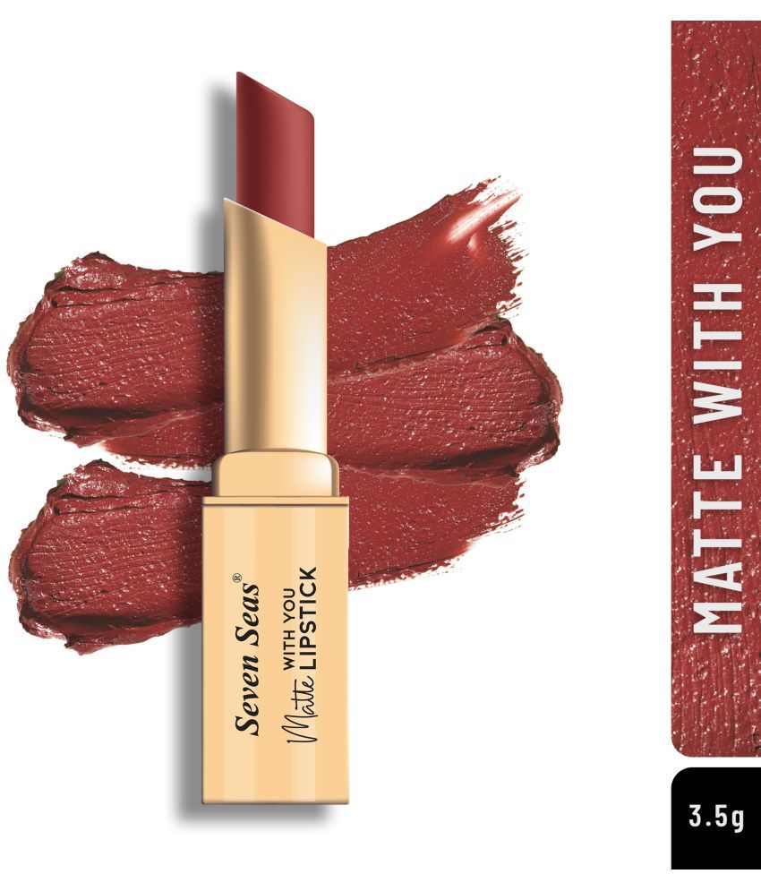     			Seven Seas Long Lasting | Matte Finish | Longwear | Matte With You Lipstick (Guardsman Red 3.5g)