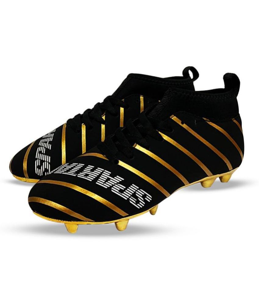     			Spartan Gold Black Football Shoes