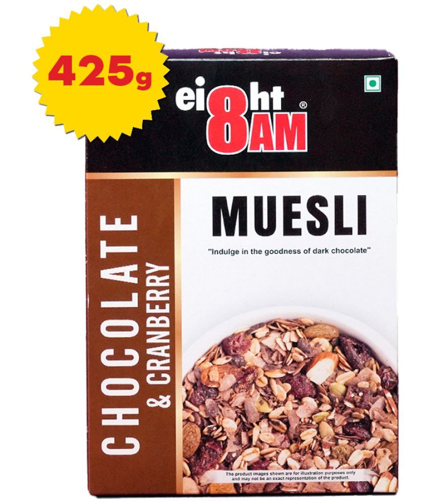     			8AM Chocolate & Cranberry Muesli 425 gm