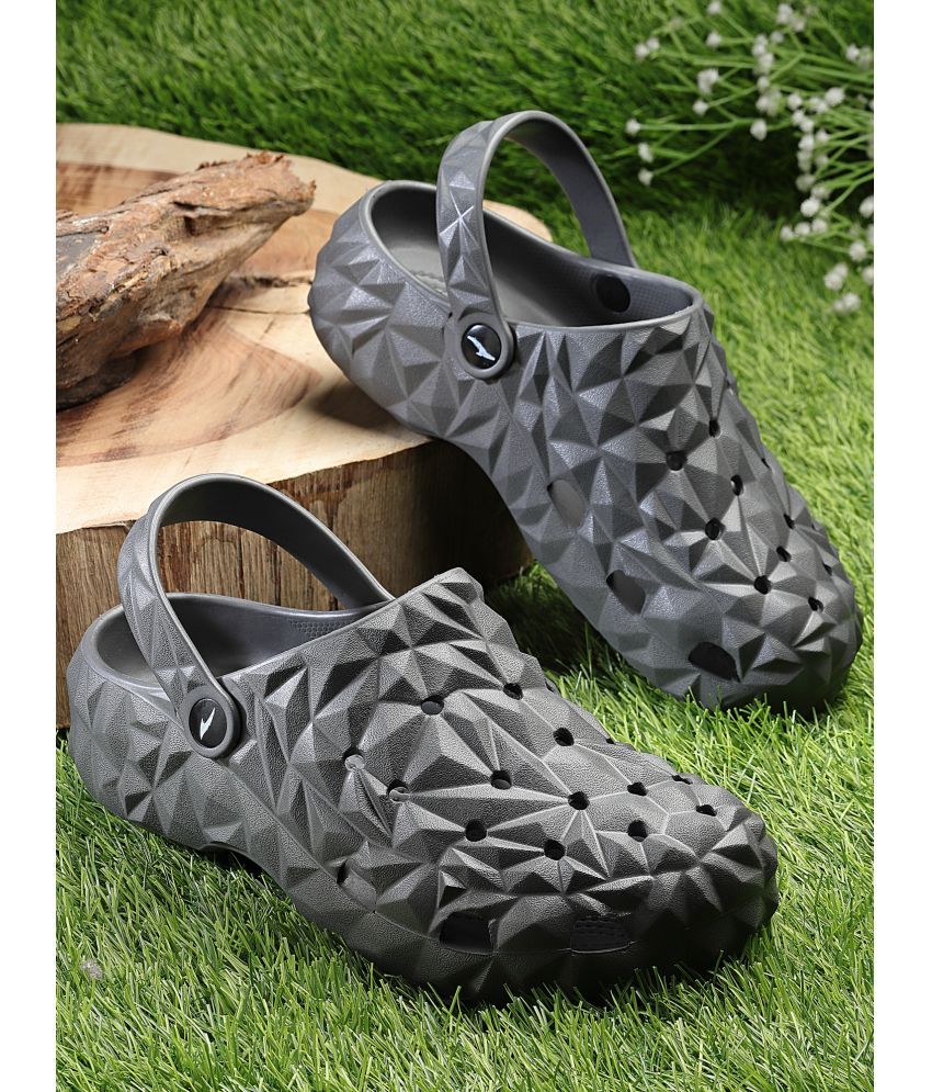     			ASIAN - Dark Grey Men's Clogs