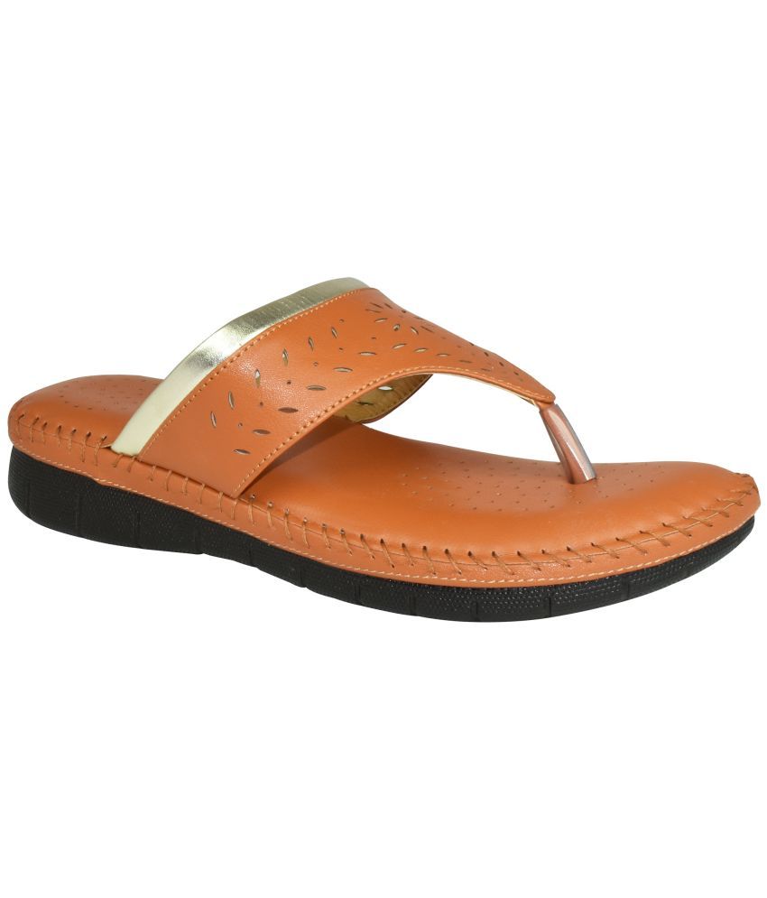     			Ajanta Tan Women's Flats