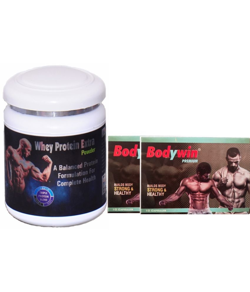     			Dr. Chopra Win Trust BodyWin Preimum Capsule 20no.s & Rikhi Whey Protein Extra 300 gm Chocolate