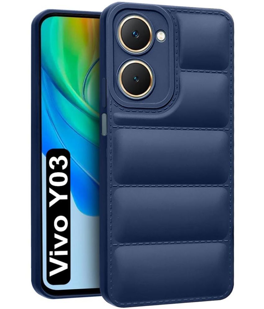     			Fashionury Plain Cases Compatible For Rubber Vivo Y03 ( Pack of 1 )