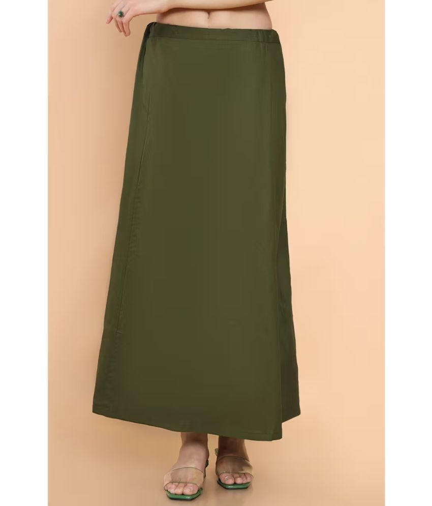     			Lootnixx Green Cotton Petticoat - Single