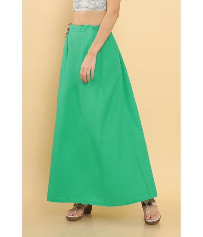     			Lootnixx Green Cotton Petticoat - Single