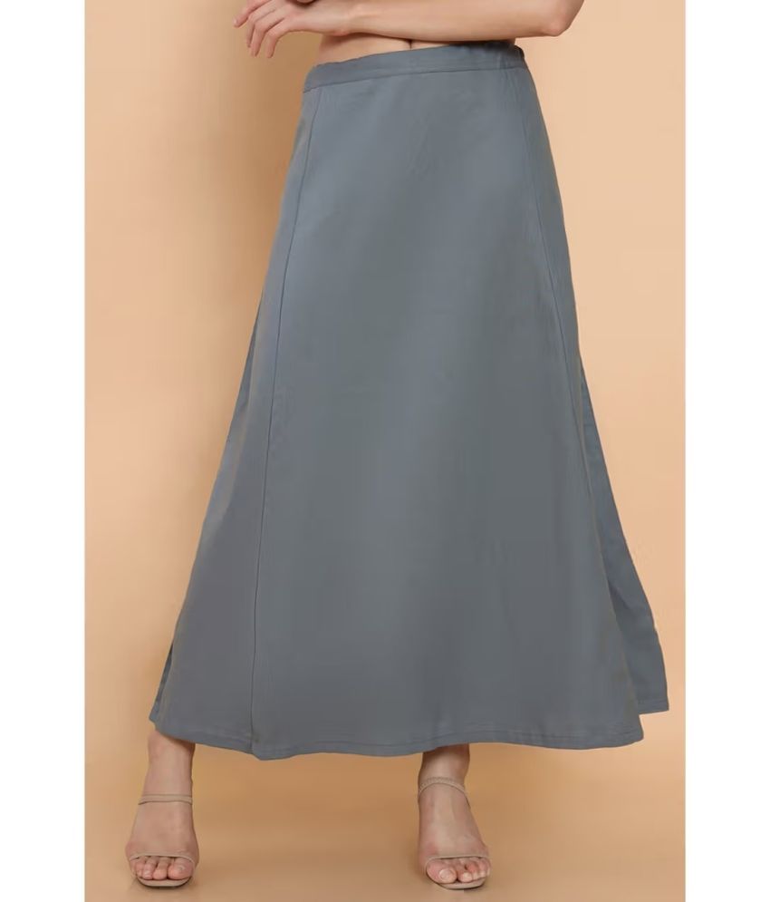     			Lootnixx Grey Cotton Petticoat - Single