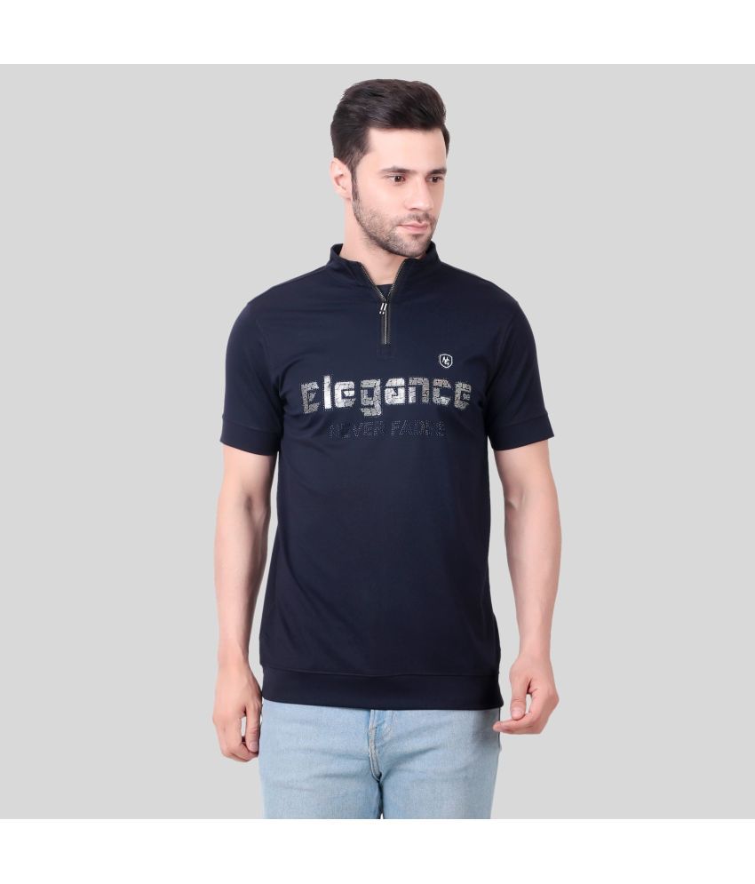     			NEXGEN  CLUB Navy Cotton Regular Fit Men's Sports Polo T-Shirt ( Pack of 1 )