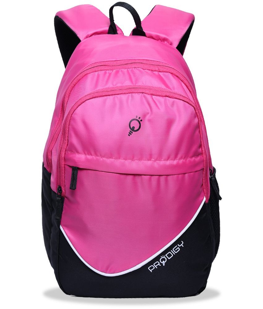     			Prodigy Pink Polyester Backpack ( 30 Ltrs )