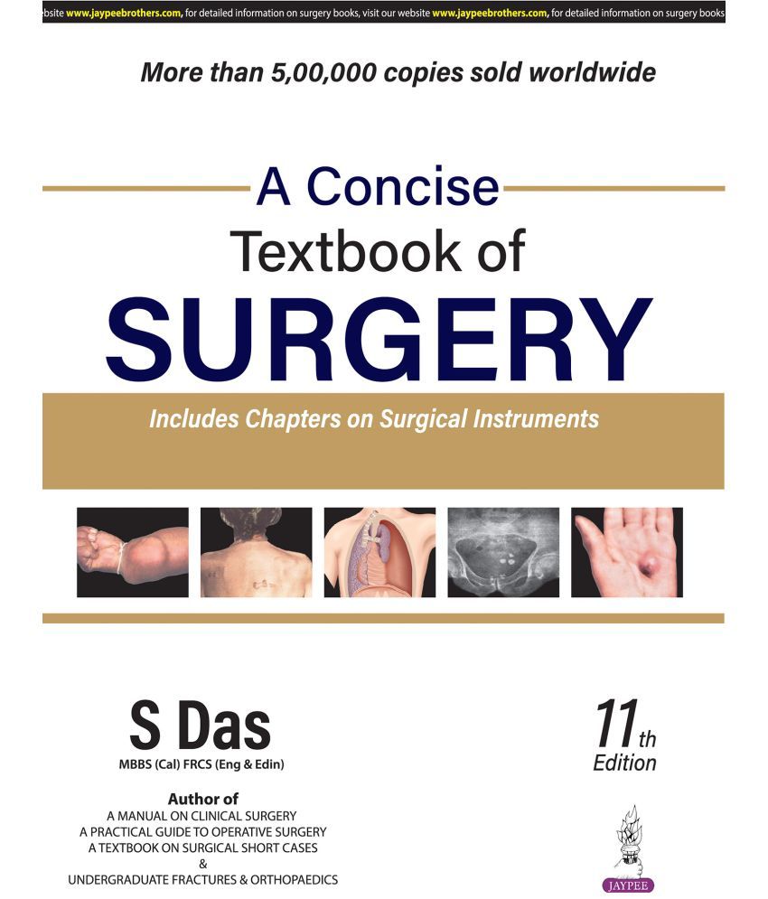     			A Concise Textbook of Surgery 11th Edition