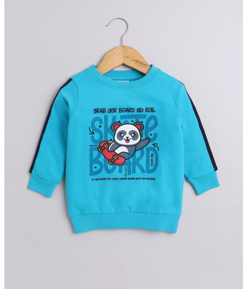     			BUMZEE Morpho Blue Boys Full Sleeves Cotton Sweatshirt Age - 3-6 Months