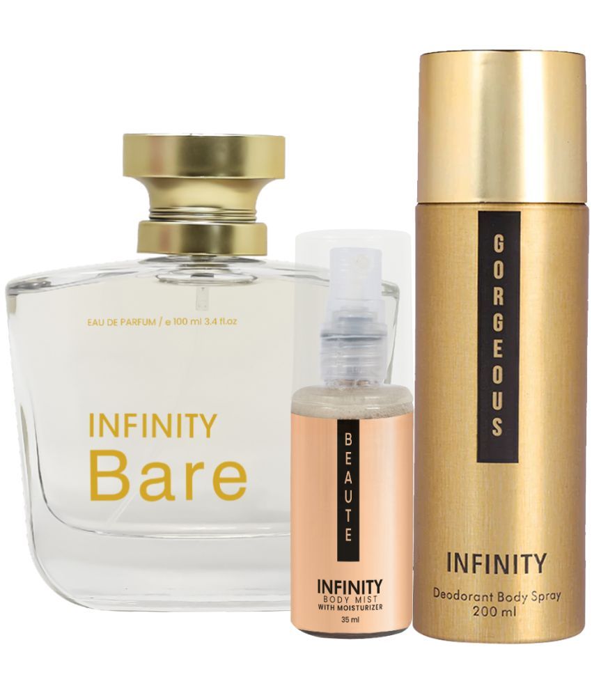     			CFS Bare EDP Perfume 100ml, Gorgeous Deo Body Spray 200ml, Beaute Body Mist 35ml Long Lasting Perfume Pack of 3