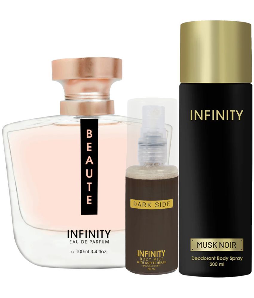     			CFS Beaute EDP Perfume 100ml,Musk Noir Deo Body Spray 200ml,Dark Side Body Mist 35ml Long Lasting Perfume Pack of 3