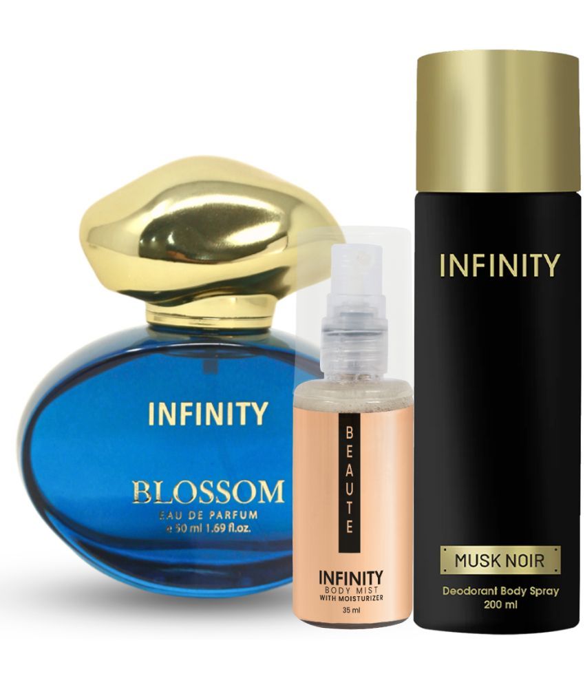     			CFS Blossom EDP Perfume 50ml, Musk Noir Deo Body Spray 200ml, Beaute Body Mist 35ml Long Lasting Perfume Pack of 3