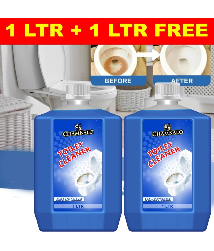     			CHAMKALO Deep Clean Toilet Formula Toilet Cleaner Ready to Use Liquid lavender 1 Pack of 2