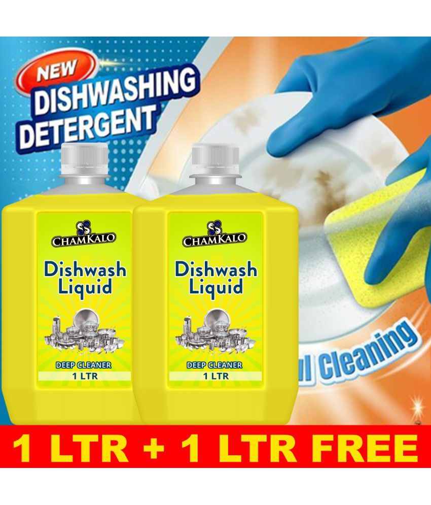     			CHAMKALO Fresh Clean Essentials Oven Cleaner Liquid lemon 1 L Pack of 2