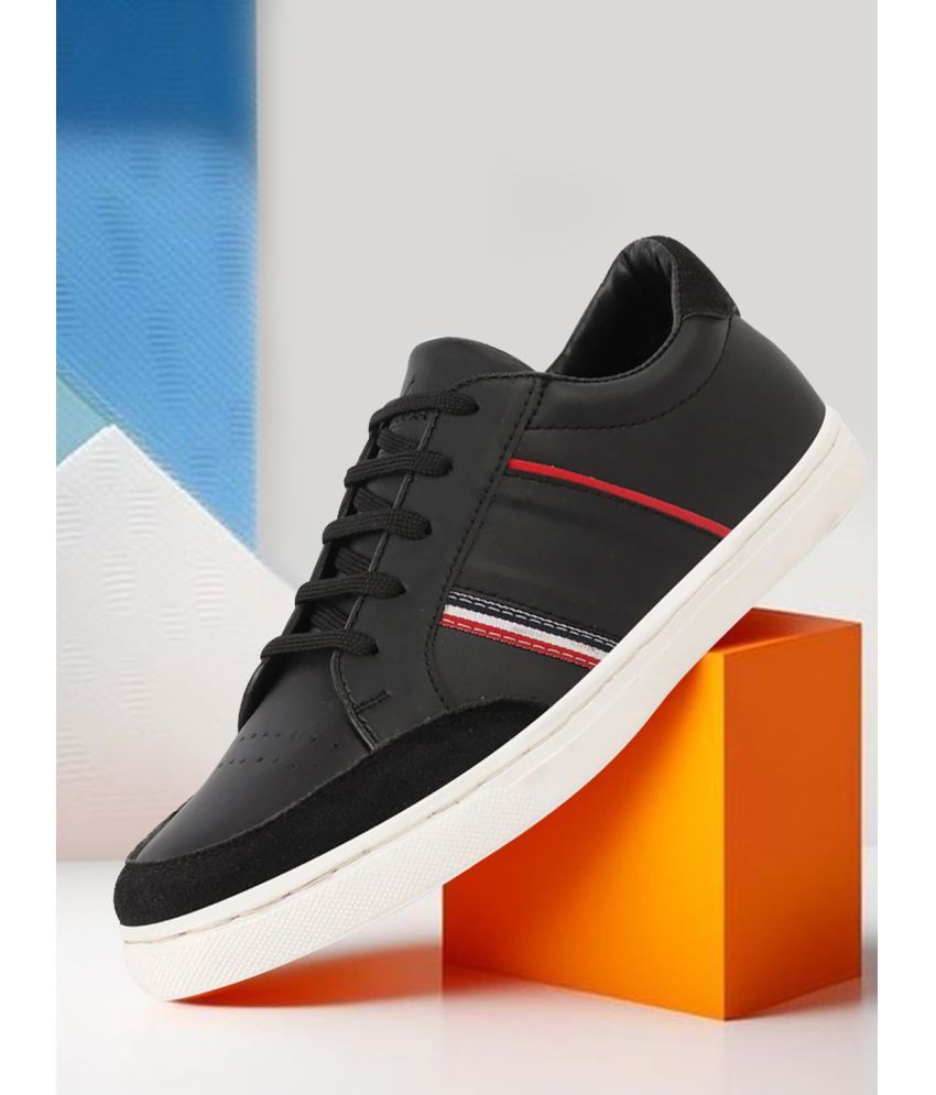     			Fausto Black Men's Sneakers