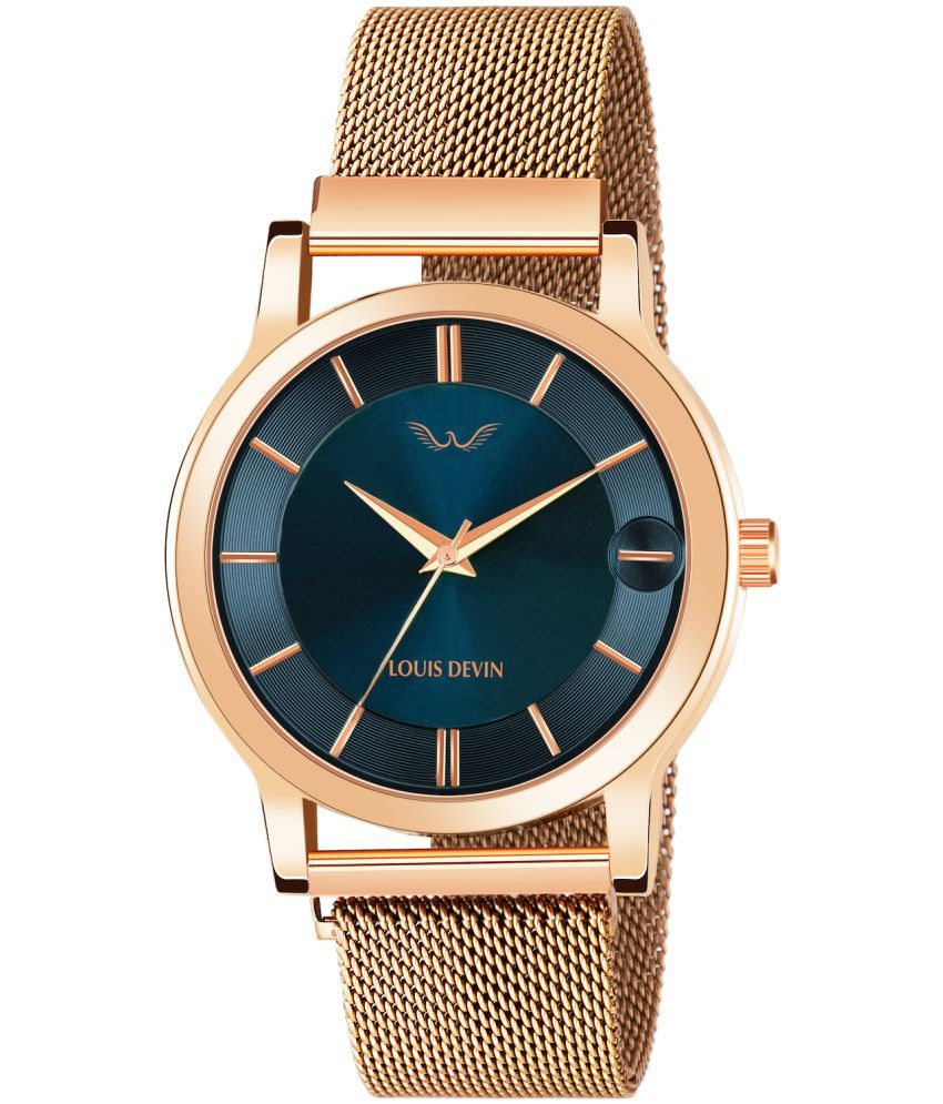     			LOUIS DEVIN Rose Gold Metal Analog Men's Watch