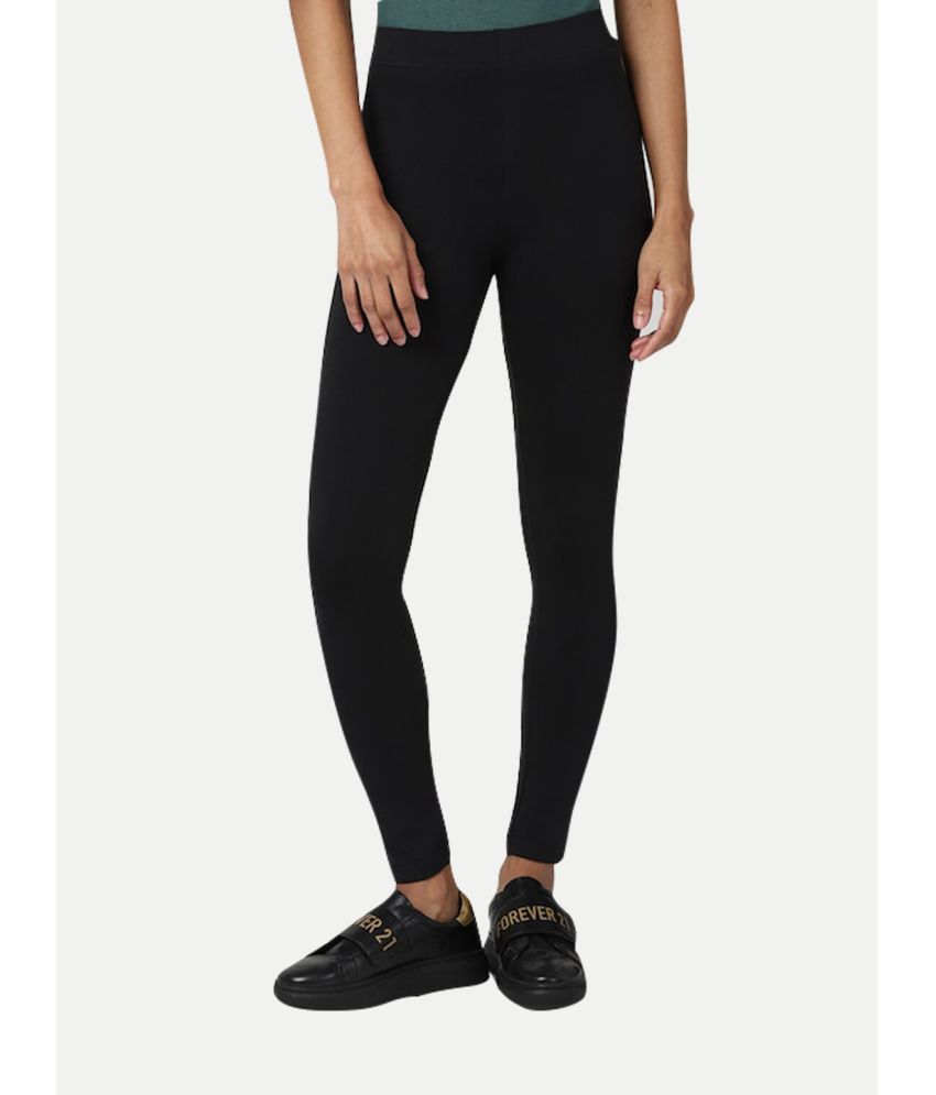     			Radprix - Black Cotton Women's Leggings ( Pack of 1 )