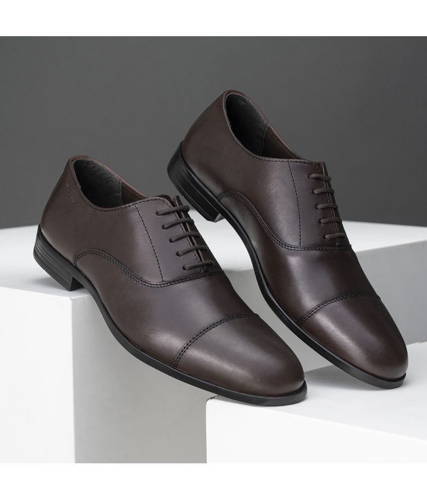     			Red Tape Brown Men's Oxford Formal Shoes