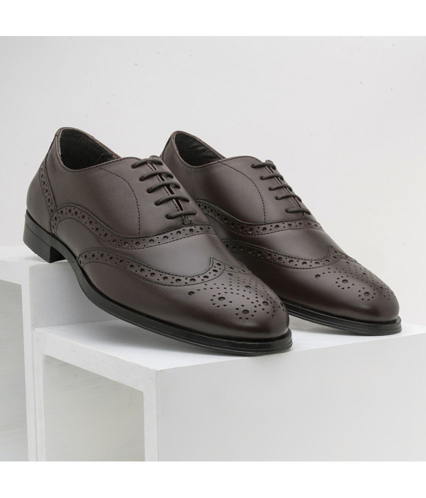     			Red Tape Brown Men's Brogue Formal Shoes