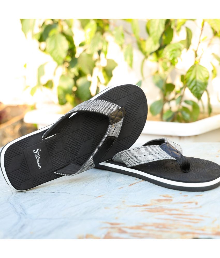     			Style Height Black Men's Thong Flip Flop