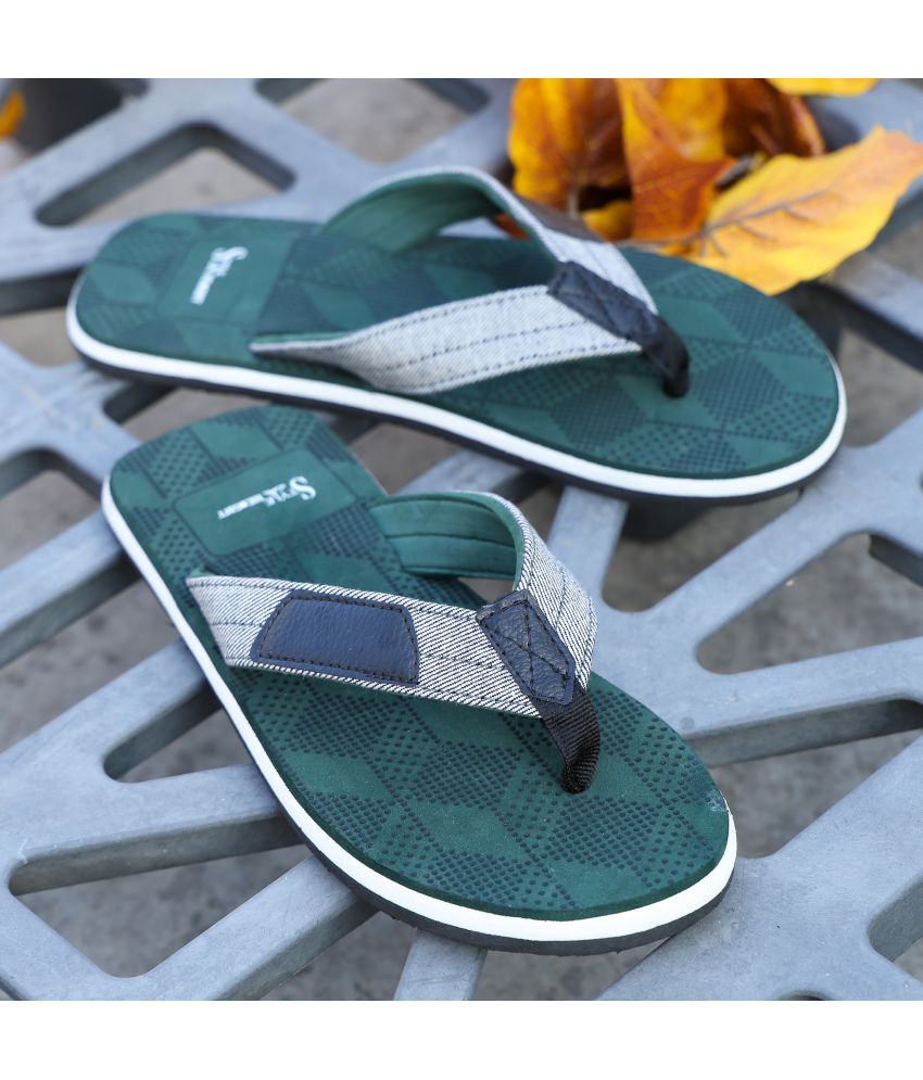     			Style Height Green Men's Thong Flip Flop