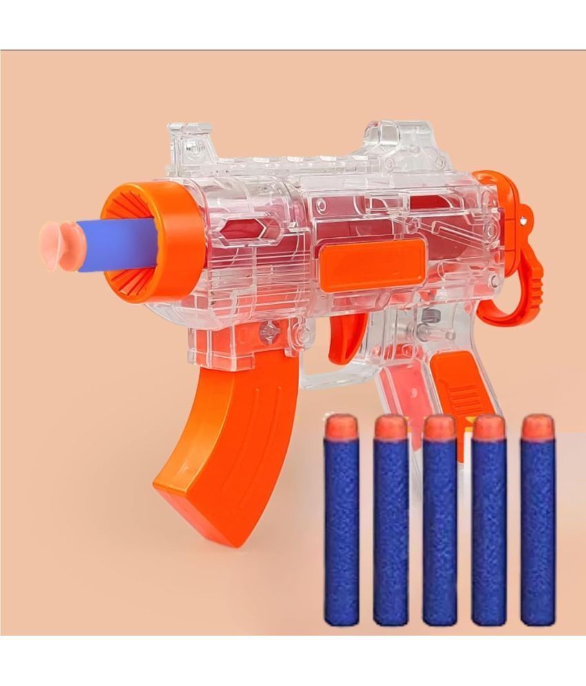     			ToyTales AK-47 Gun with Foam Bullets for Kids Play Toy Gun, Fun Target Shooting Battle Fight Game for Kids Boys, TIK TIK Sound, Birthday Gift for Toddlers, Outdoor Toys for Boys and Girls