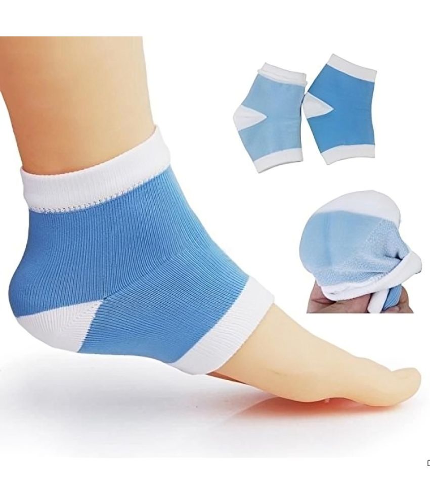     			Dust N Shine Silicone Gel Heel Socks For Dry Hard Cracked Heel Repair Pad