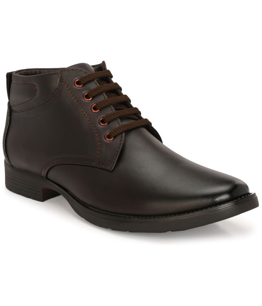     			viv Brown Men's Formal Boots