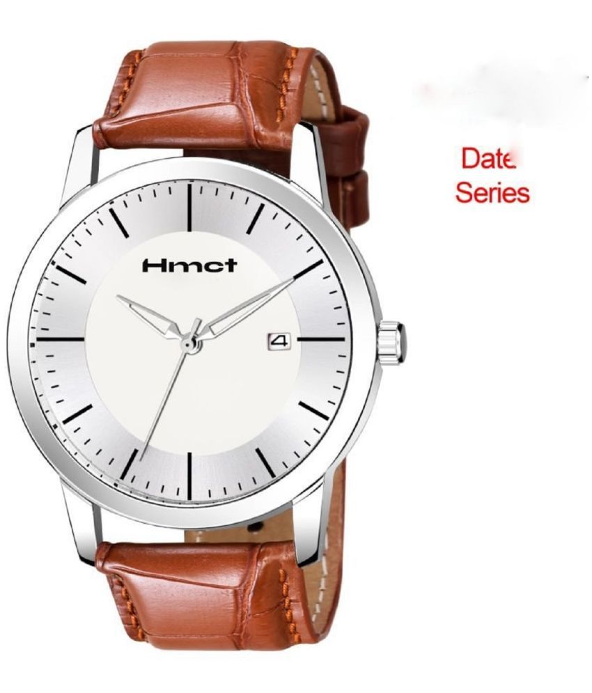     			HMCT Silver Silicon Analog Men's Watch