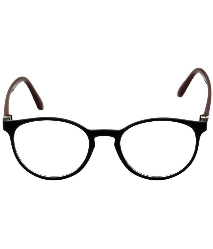     			Hrinkar Black Full Rim Oval Computer Glasses ( Pack of 1 )