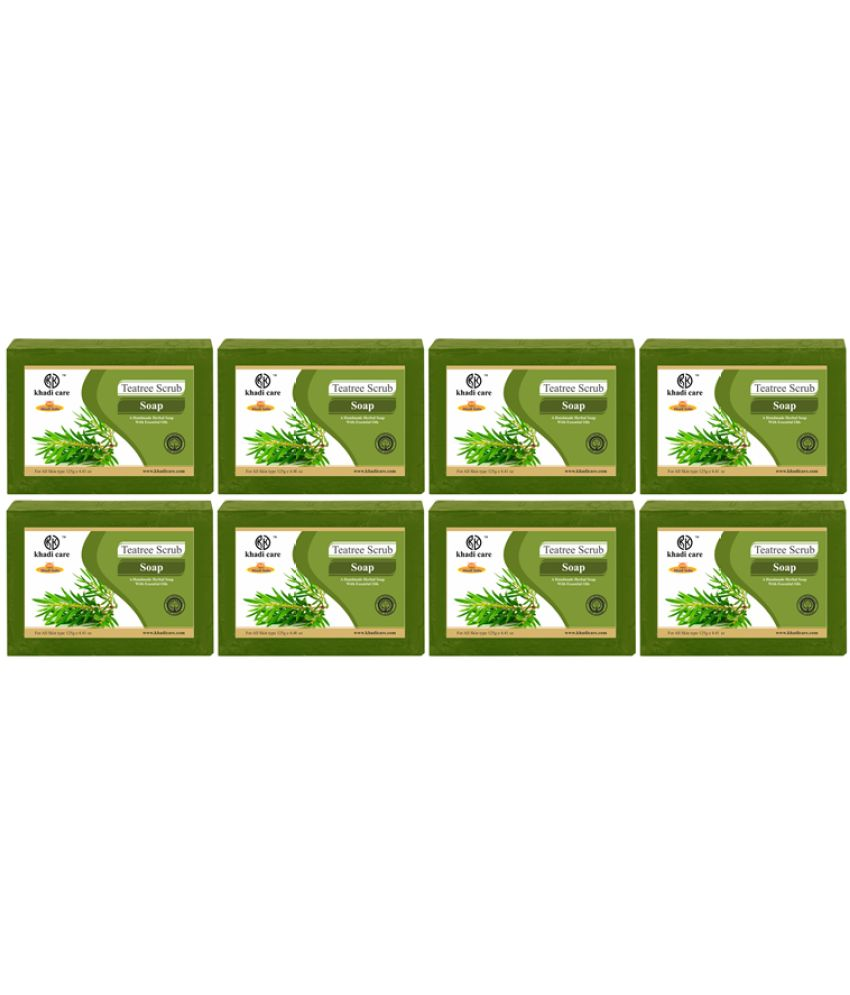     			Khadi Care Beauty Teatree Soap for All Skin Type ( Pack of 8 )