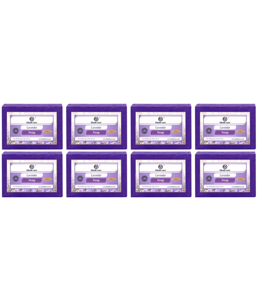     			Khadi Care Moisturizing Lavender Soap for All Skin Type ( Pack of 8 )