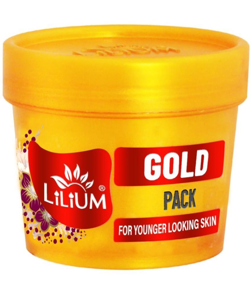     			Lilium Gold Face Pack 100g, For Younger Looking Skin, All Skin Type Paraben & Sulfate Free